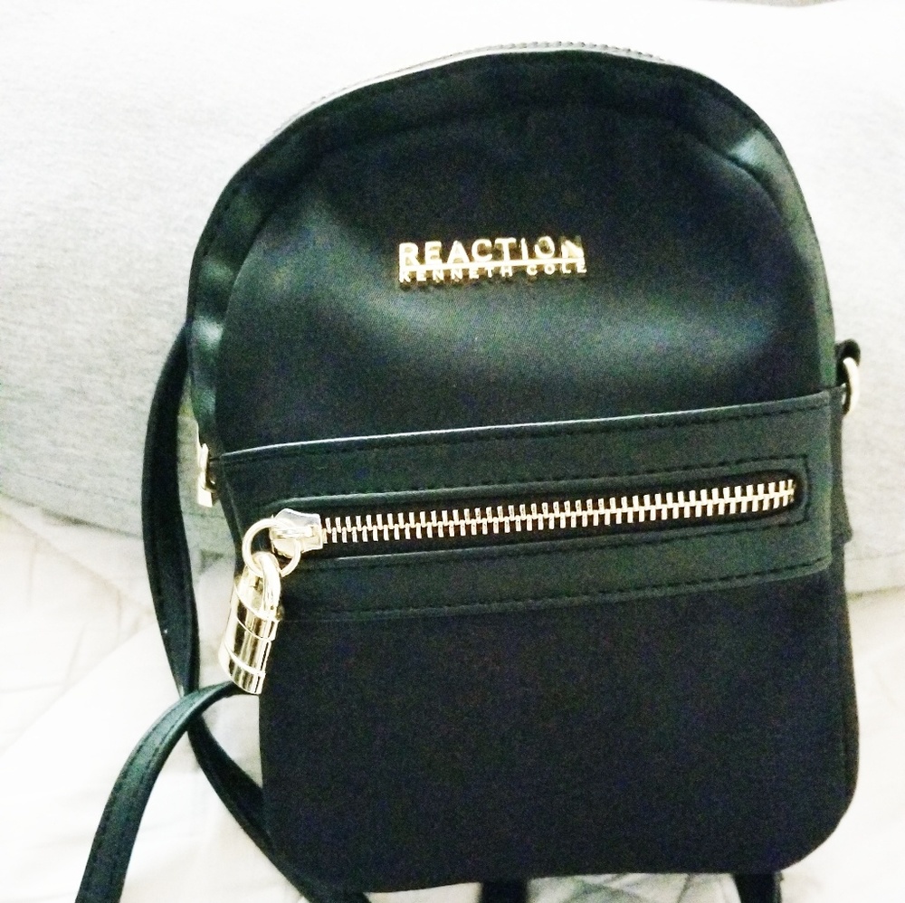 Kenneth Cole Reaction Black Mini Backpack